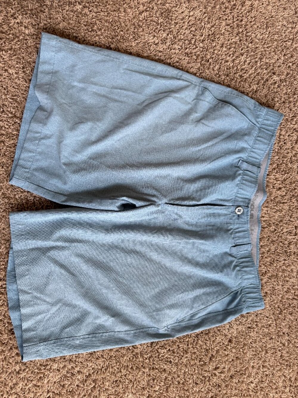 Under Armour Golf Shorts; Size 38 Waist; Light blue color
